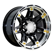 Big Golden Rivets Alloy Wheels